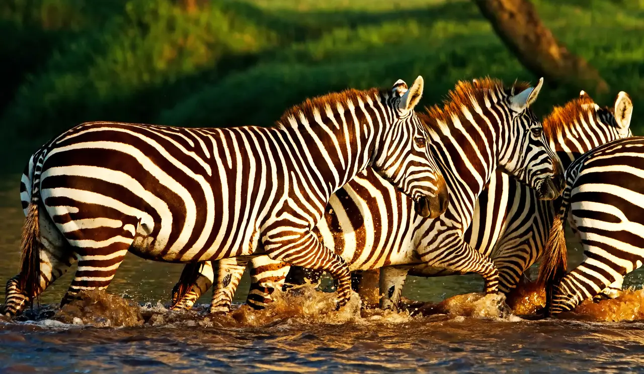 Travel scene representing Lake Manyara National Park in Tanzania
